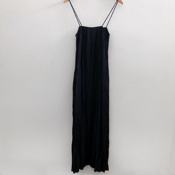 MODERN CITIZEN Solange Crinkled Maxi Dress Size Large - Picture 3 of 8
